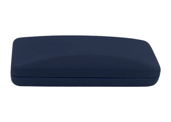Silk Leather Wrapped Metal Glasses Case , Hard Spectacles Case