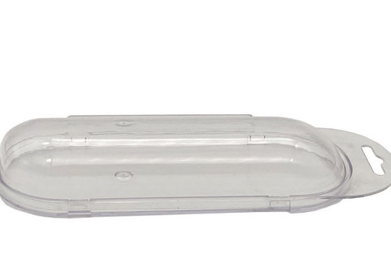 Transparent Plastic 16.5cm Custom Logo Sunglasses Case