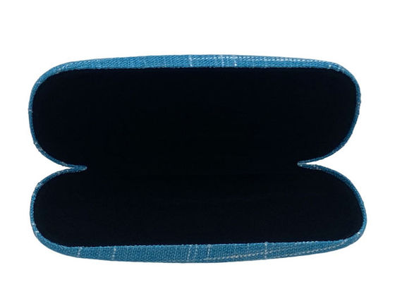 Fabric Wrapped Clamshell Glasses Case , Custom Logo Glasses Case