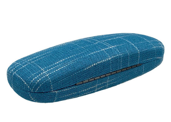 Fabric Wrapped Clamshell Glasses Case , Custom Logo Glasses Case