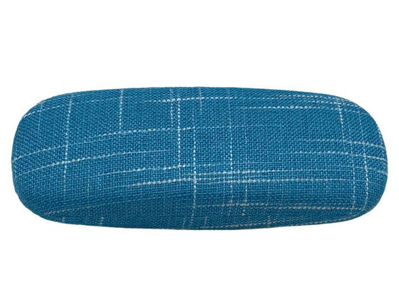 Fabric Wrapped Clamshell Glasses Case , Custom Logo Glasses Case