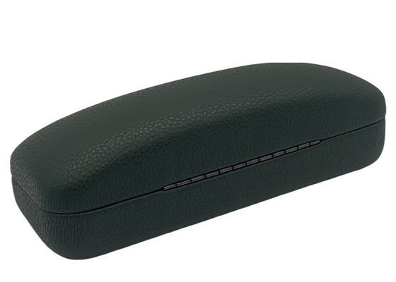 Iron Leather Faux Crocodile Clamshell Glasses Case