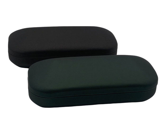 Leather Metal Eyeglass Case Custom Logo Printing