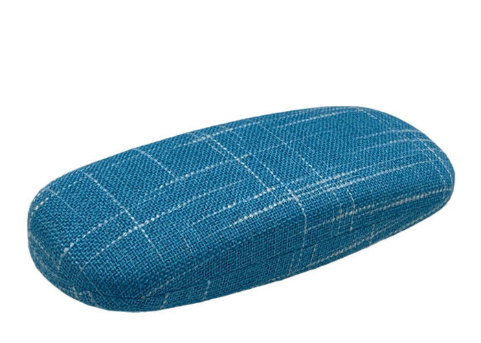 Fabric Wrapped Clamshell Glasses Case , Custom Logo Glasses Case