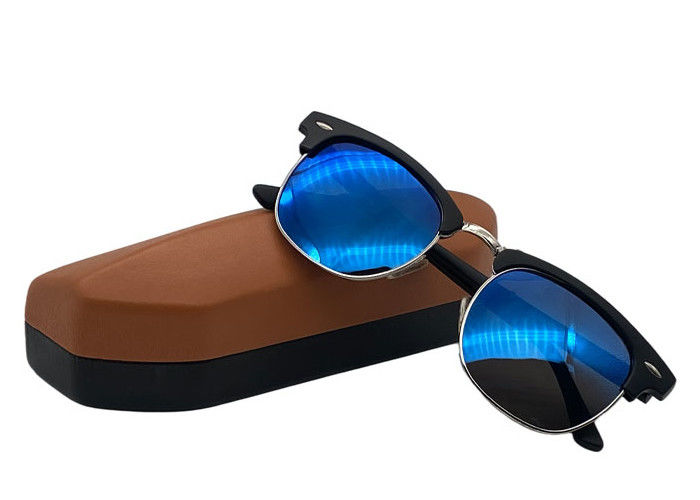 Sunglasses Packaging Hard Metal Clamshell Glasses Case